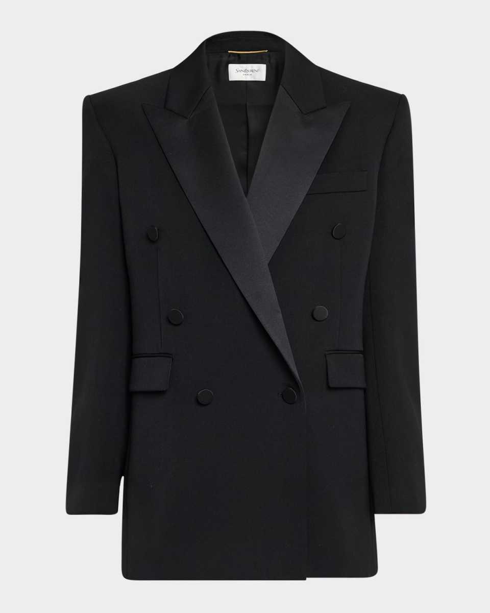 Double-Breasted Tuxedo Jacket